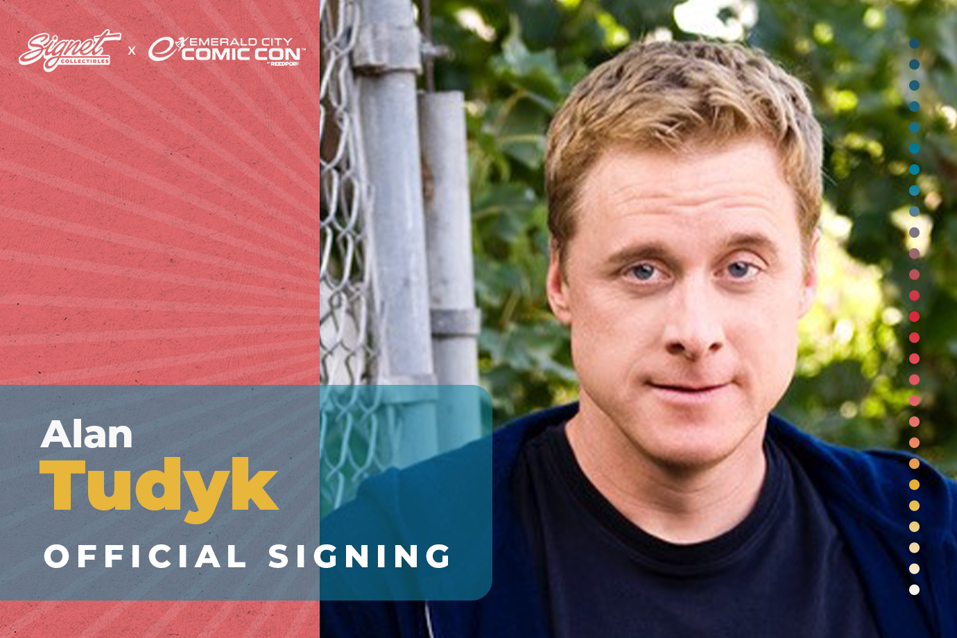 Alan Tudyk Autograph Pre-Order - ECCC