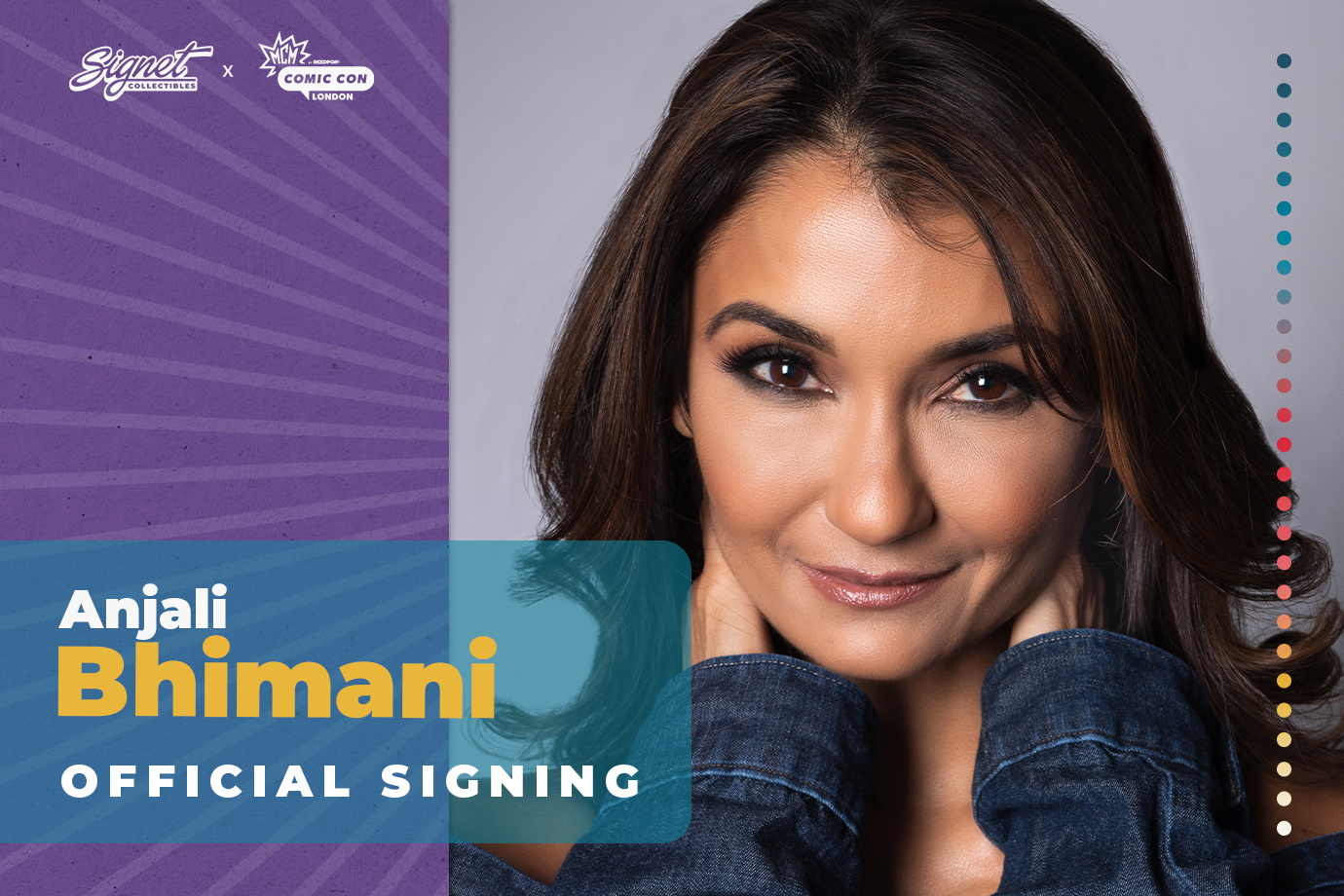 Anjali Bhimani Autograph Pre-Order - MCM London October