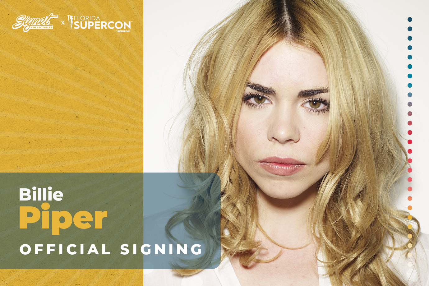 Billie Piper Autograph Pre-Order - Supercon