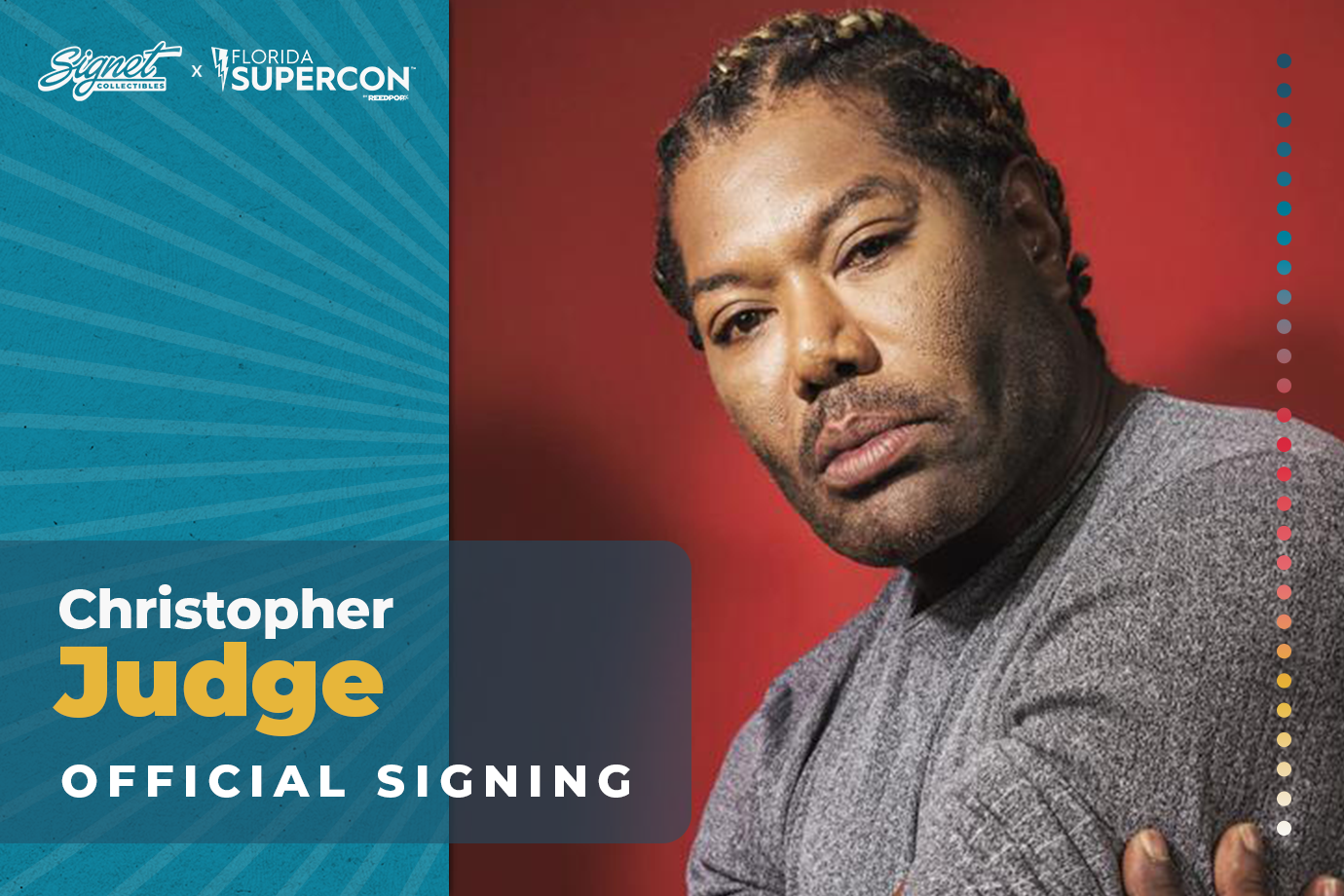 Christopher Judge Autograph Pre-Order - Supercon