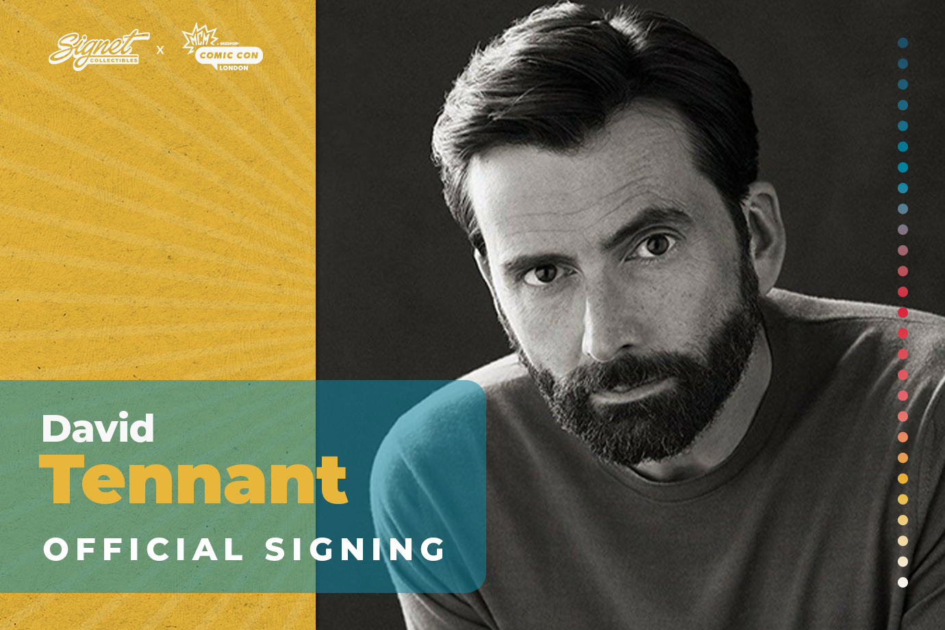 David Tennant Autograph Pre-Order - MCM London