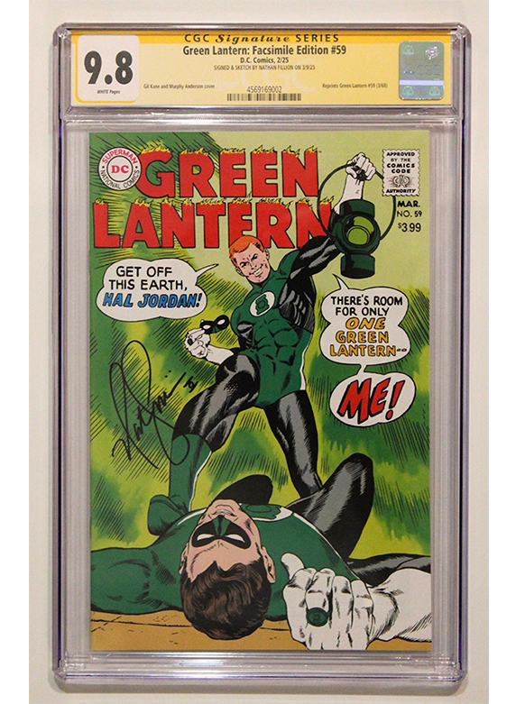 Nathan Fillion Signed Green Lantern #59 | CGC 9.8 Comic – Signet