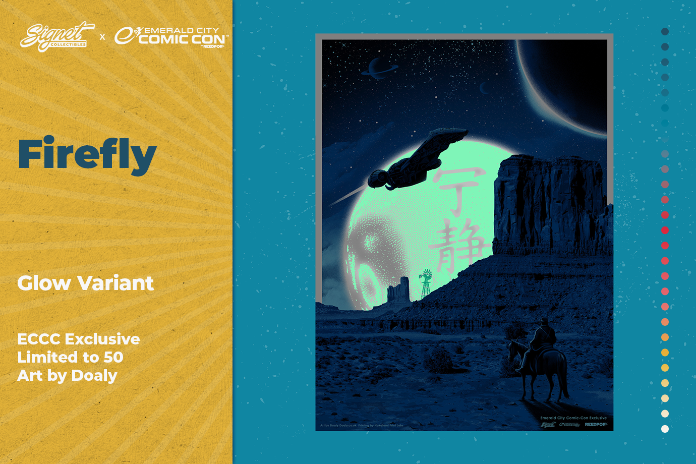 Space Cowboy by Doaly - ECCC Exclusive (Glow)