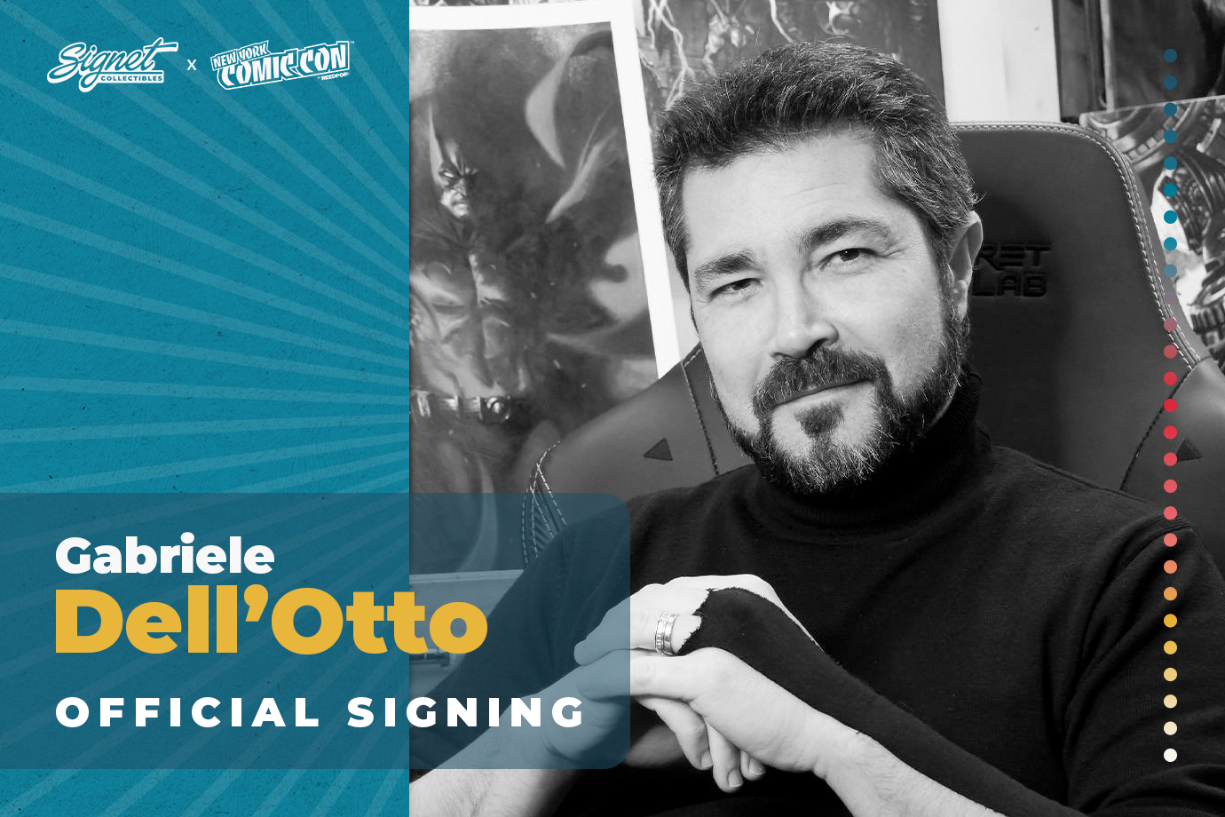 Gabriele Dell'Otto Autograph Pre-Order - NYCC