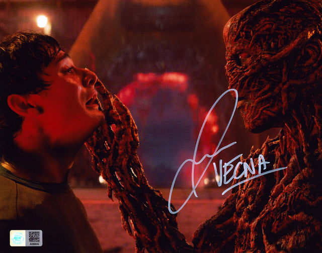 A signed Jamie Campbell Bower Signed - Photos - 8x10 — A - 8x10 Photo with Character Name