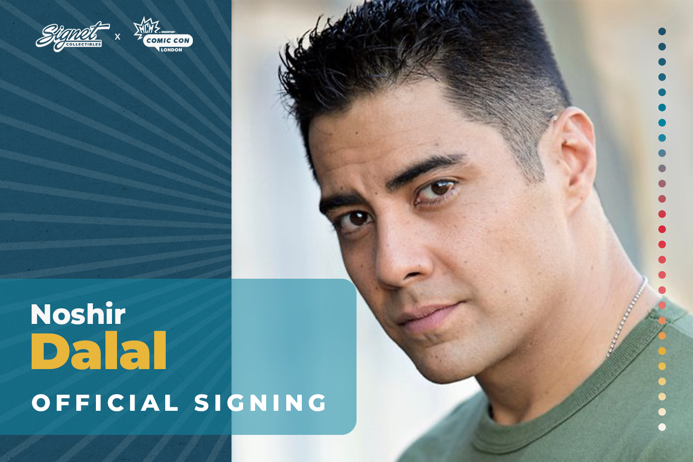 Noshir Dalal Autograph Pre-Order - MCM London