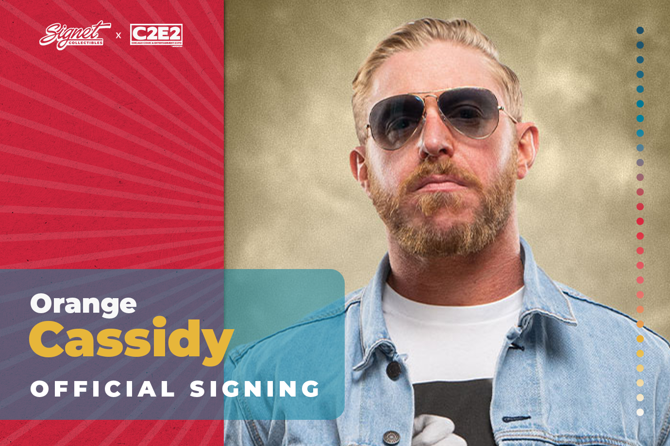 Orange Cassidy Autograph Pre-Order - C2E2