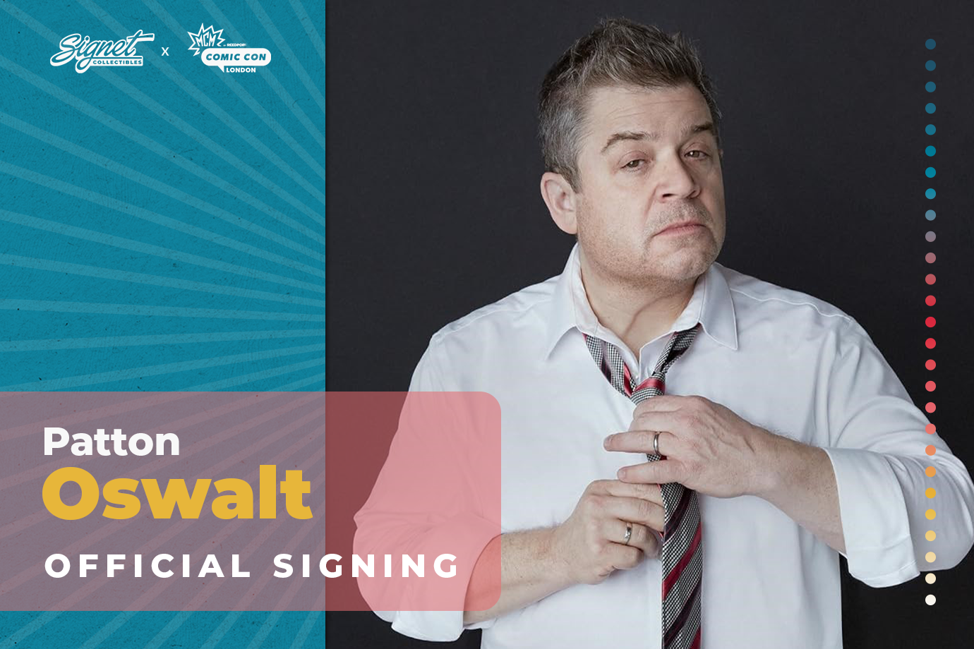 Patton Oswalt Autograph Pre-Order - MCM London
