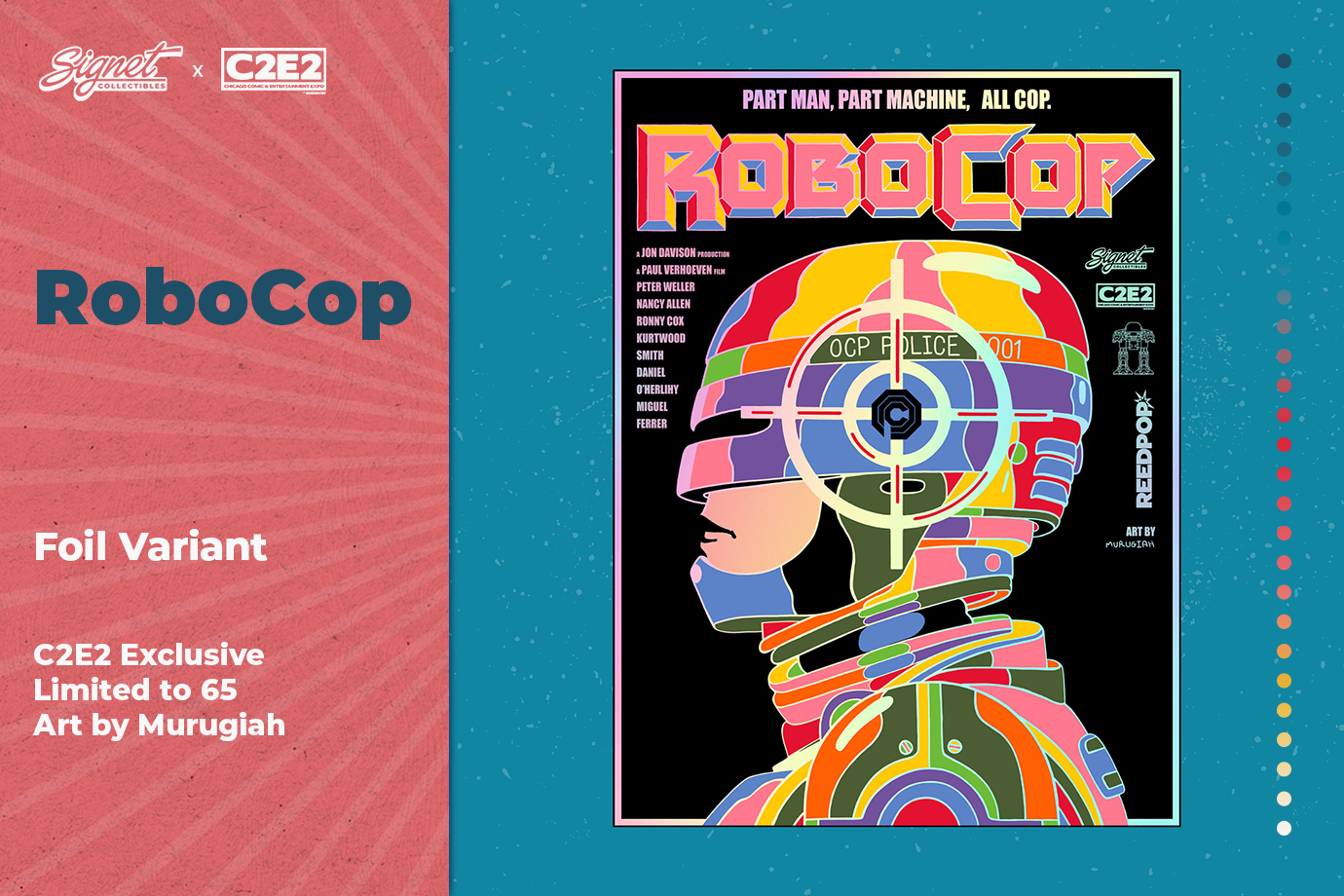 Robocop Foil Variant by Murugiah - C2E2 Exclusive