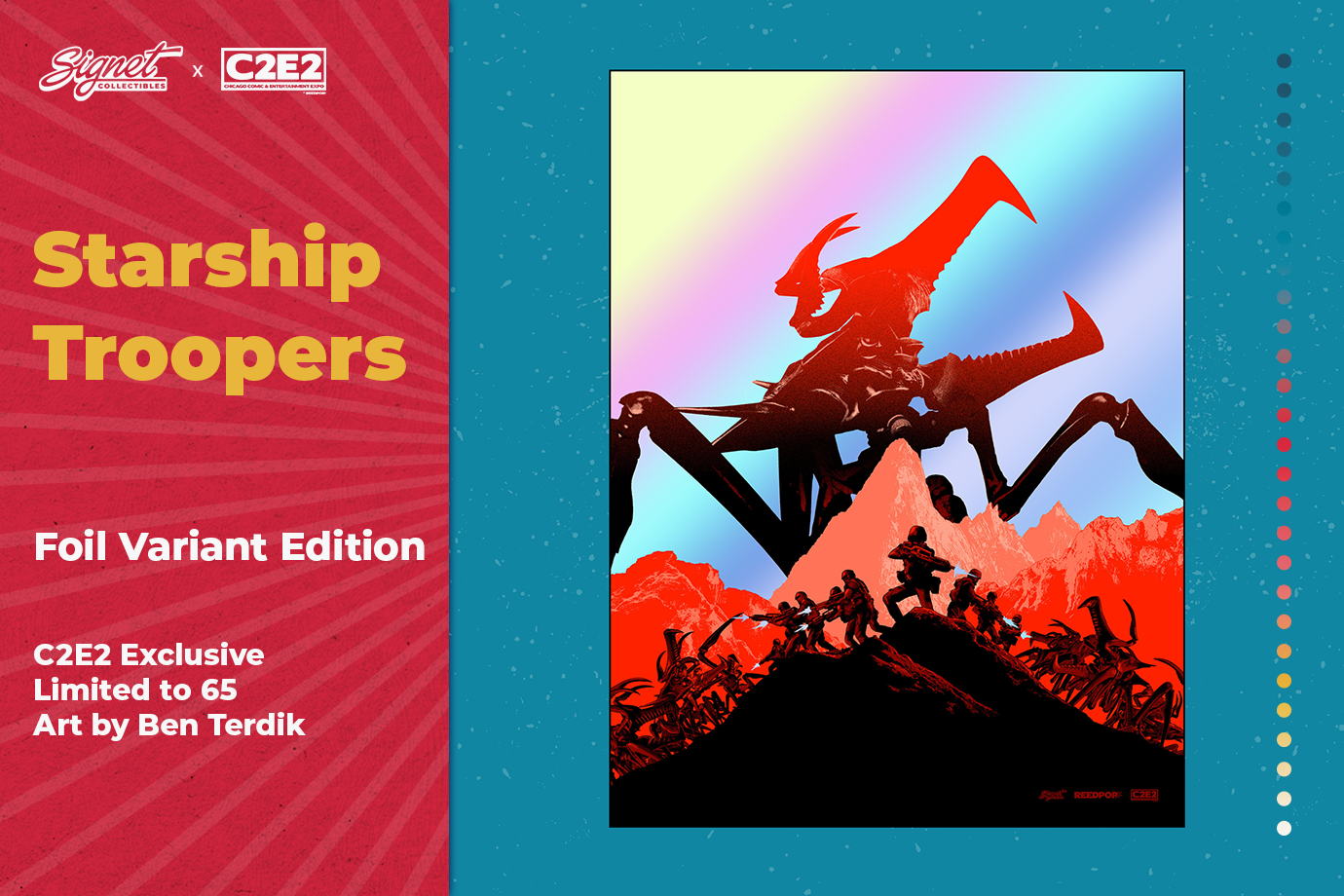 Starship Troopers Foil Variant by Ben Terdik - C2E2 Exclusive