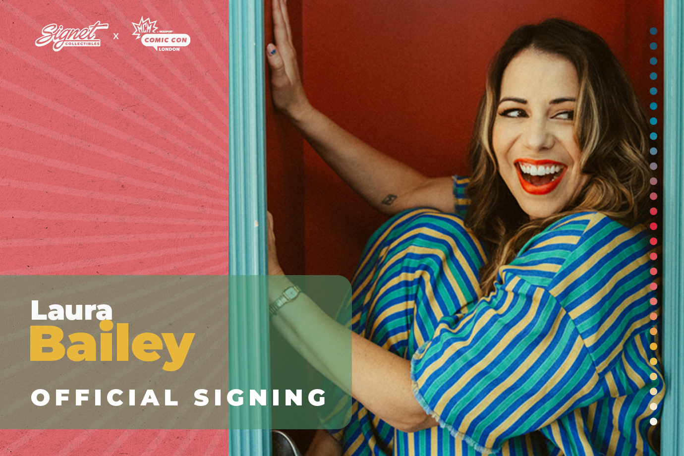 Laura Bailey Autograph Pre-Order - MCM London October