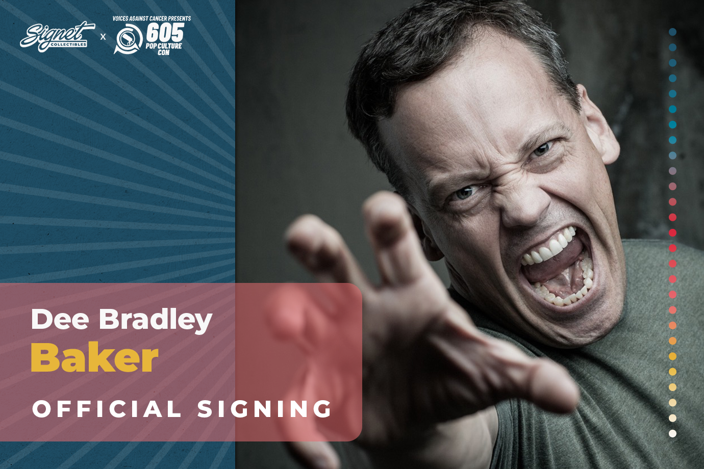 Dee Bradley Baker Autograph Pre-Order - Voices Against Cancer