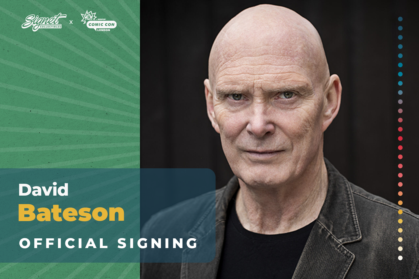David Bateson Autograph Pre-Order - MCM London