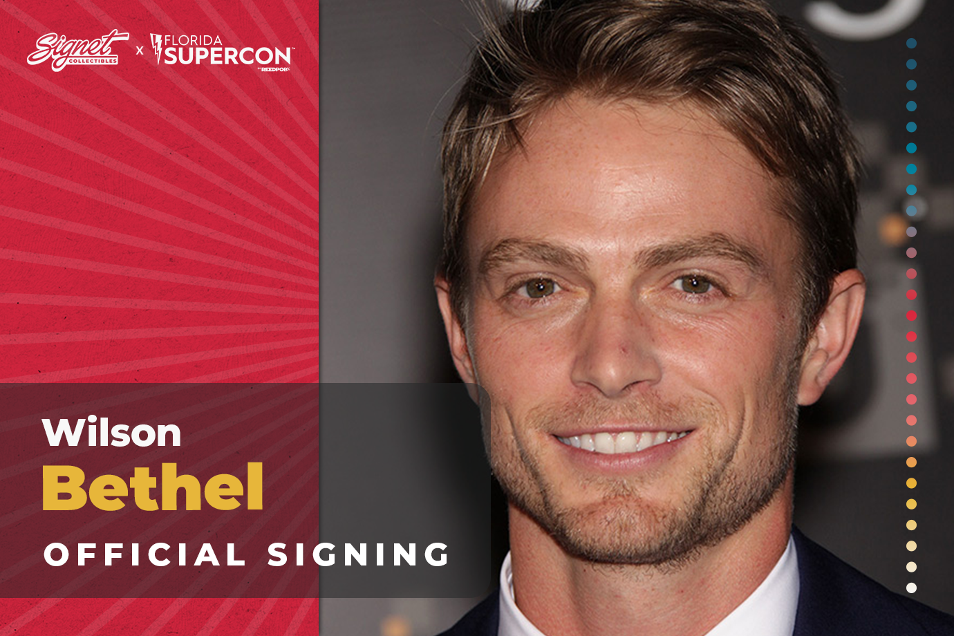 Wilson Bethel Autograph Pre-Order - Supercon