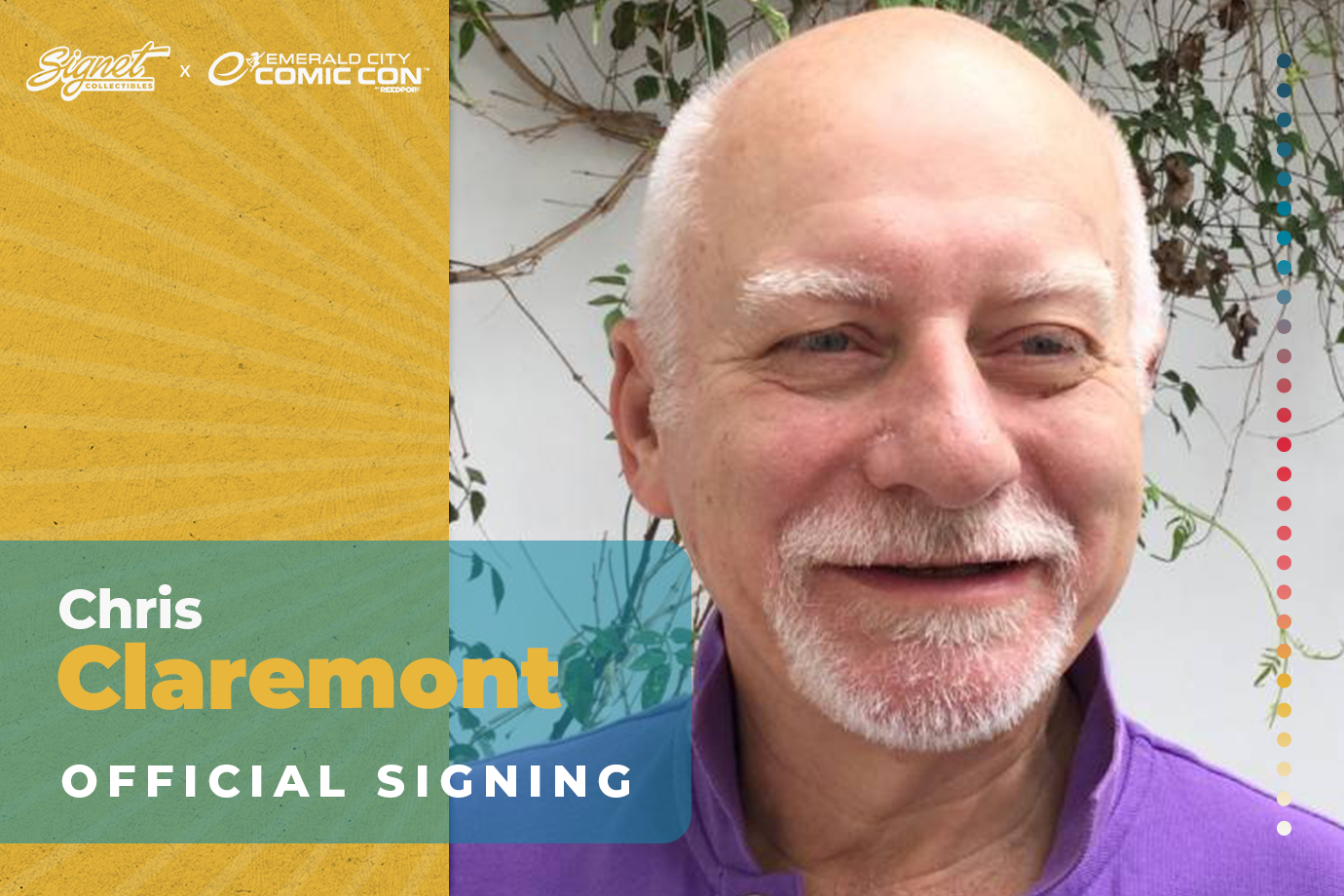 Chris Claremont Autograph Pre-Order - ECCC
