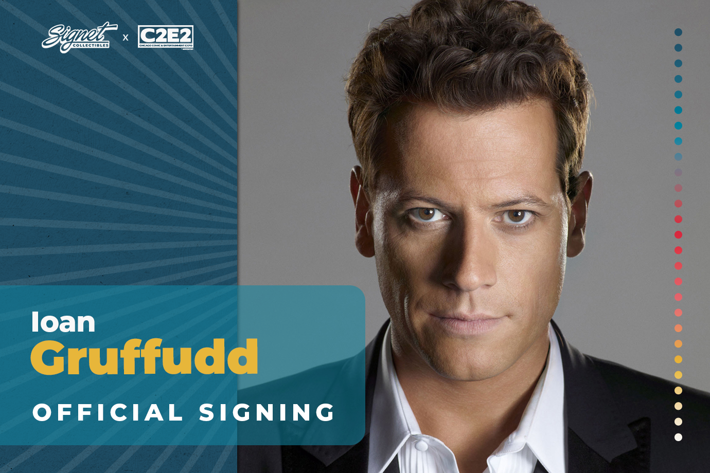 Ioan Gruffudd Autograph Pre-Order - C2E2