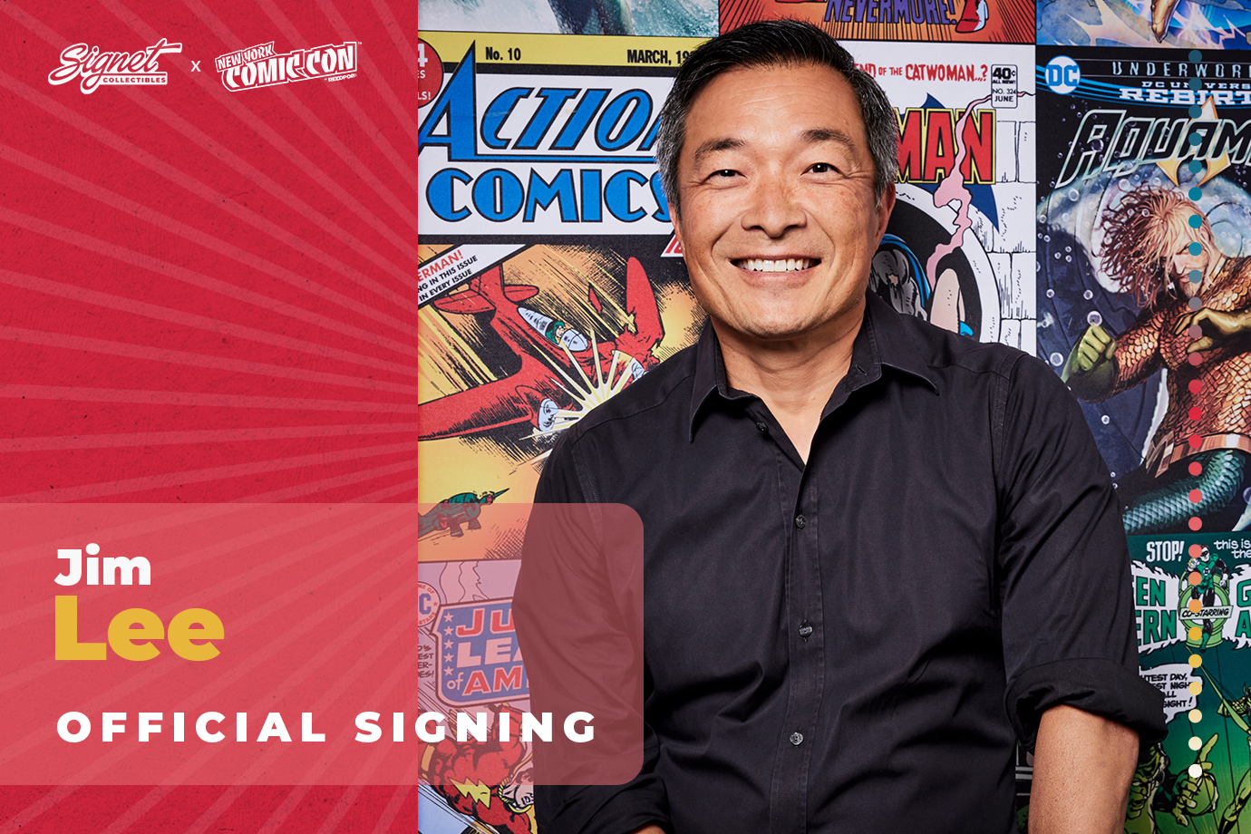 Jim Lee Autograph Pre-Order - New York Comic Con