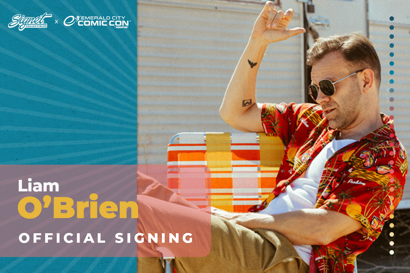 Liam O'Brien Autograph Pre-Order - ECCC