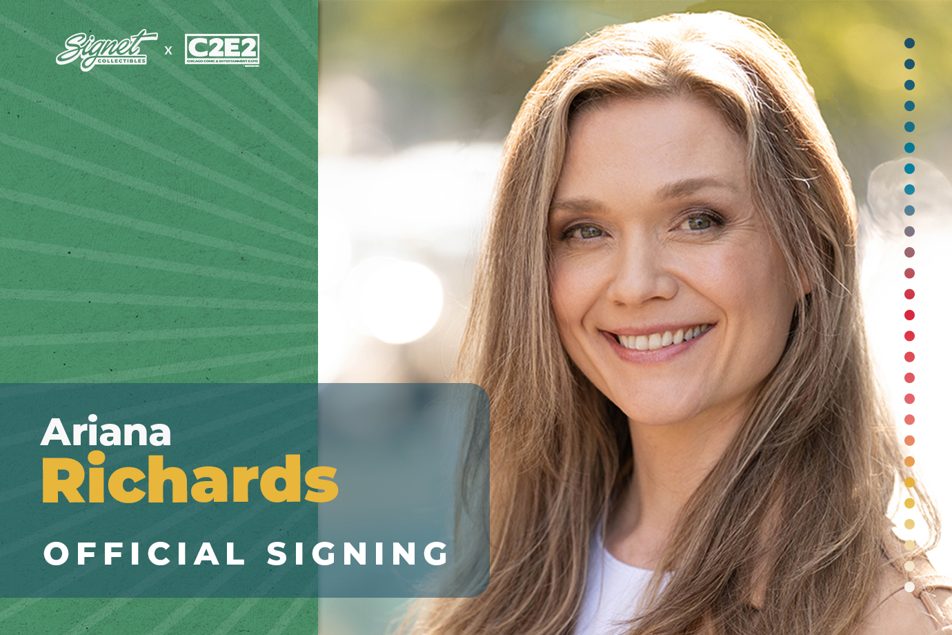 Ariana Richards Autograph Pre-Order - C2E2