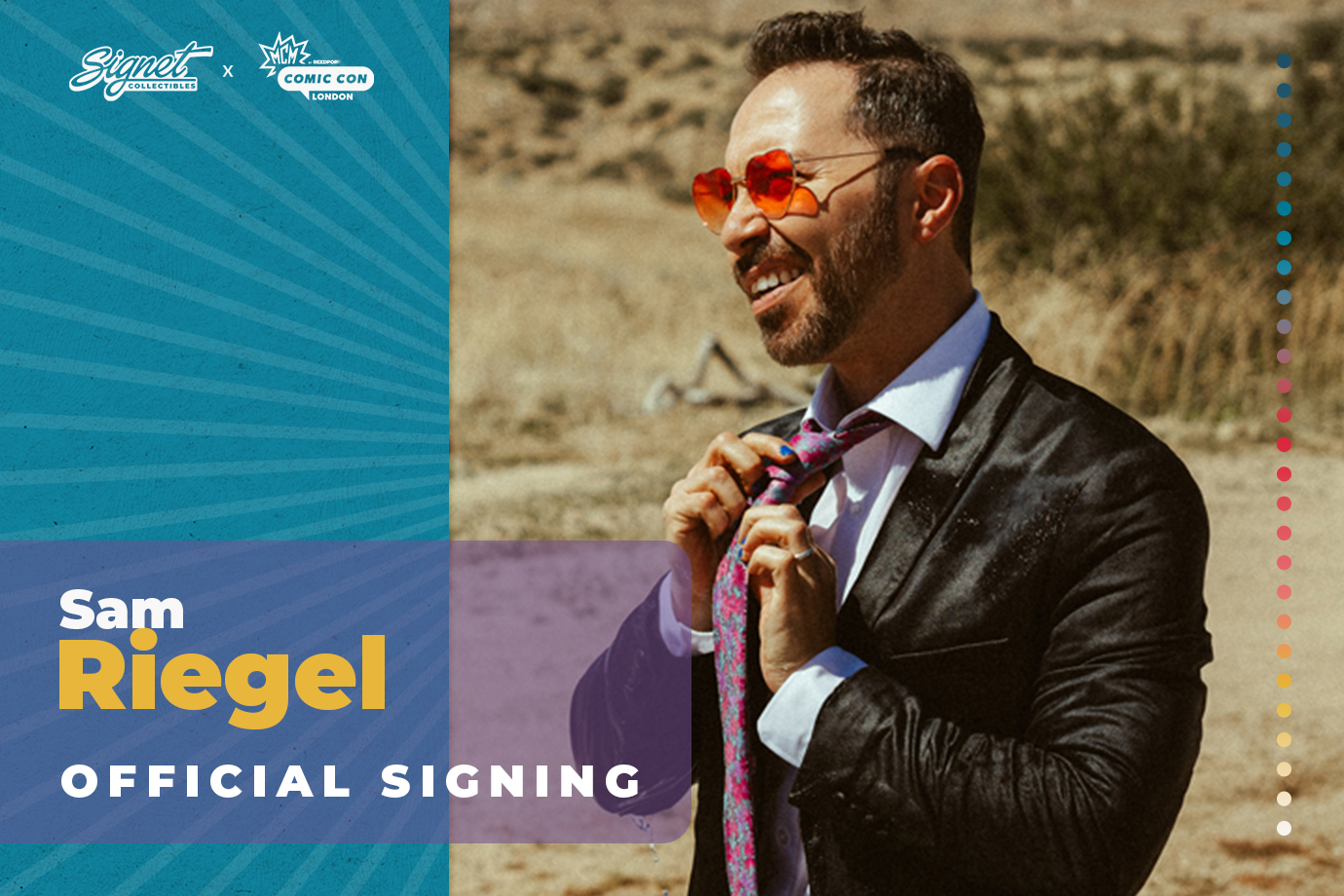 Sam Riegel Autograph Pre-Order - MCM London October