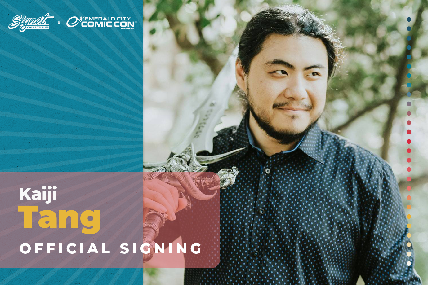 Kaiji Tang Autograph Pre-Order - ECCC