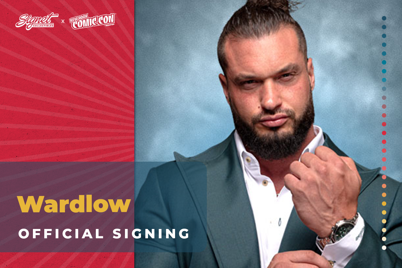 Wardlow Autograph Pre-Order - New York Comic Con