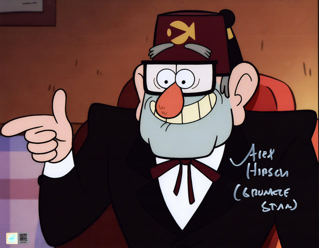 A signed Alex Hirsch Signed - Photos - 11x14 — A - 11x14 Photo with Character Name
