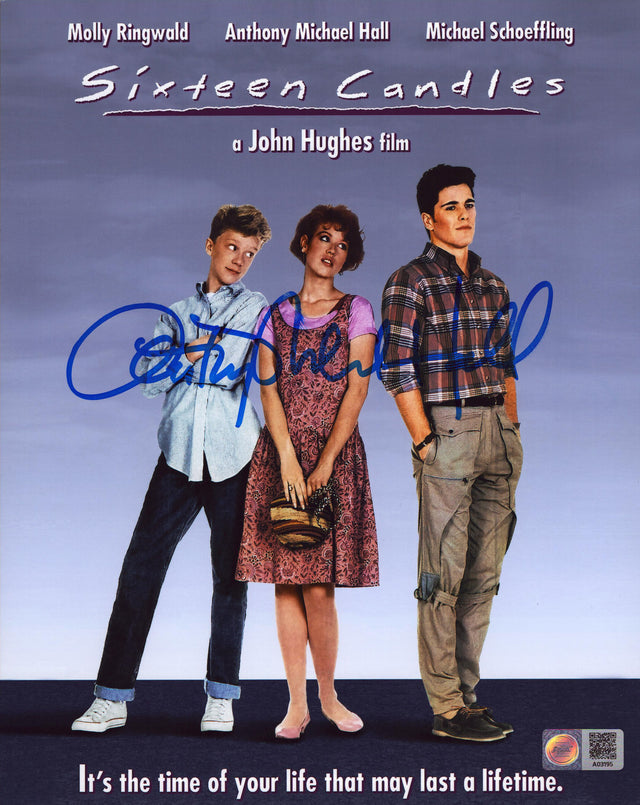 A signed Anthony Michael Hall Signed - Photos - 8x10 — E - 8x10 Photo