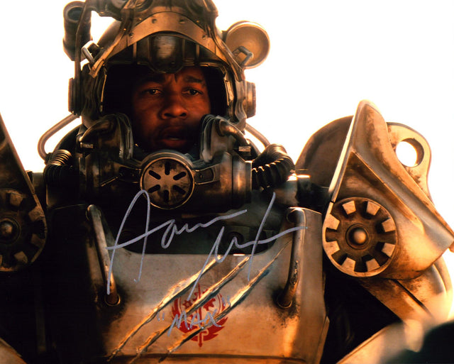 A signed Aaron Moten Signed - Photos - 8x10 — C - 8x10 Photo with Character Name