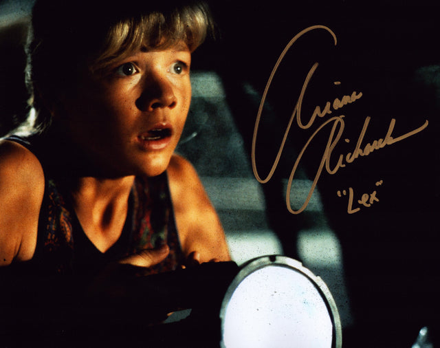 A signed Ariana Richards Signed - Photos - 8x10 — A - 8x10 Photo with Character Name