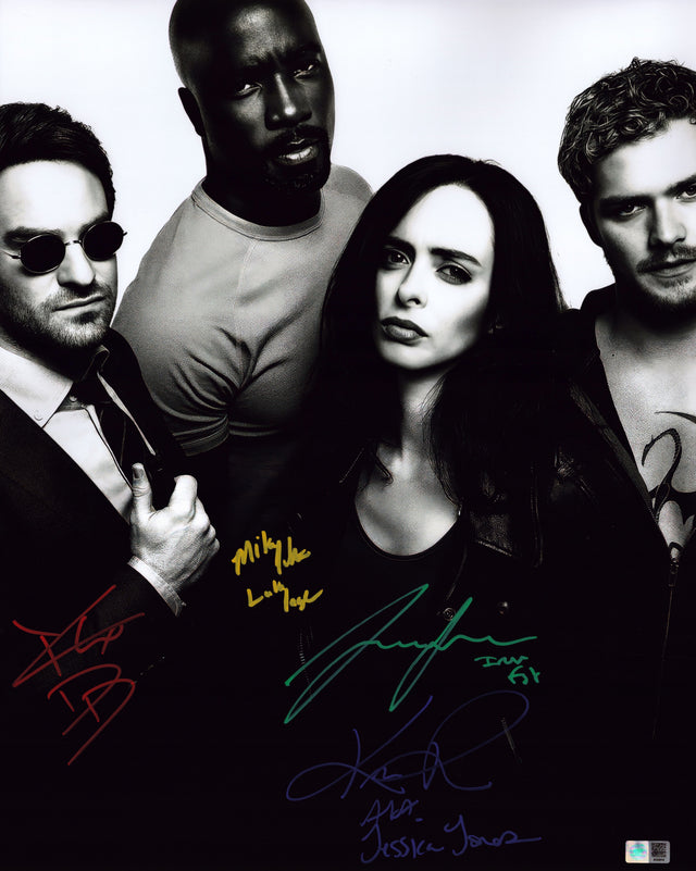 A signed Defenders Cast Signed - Photos - 16x20 — A - 16x20 Photo with Character Name