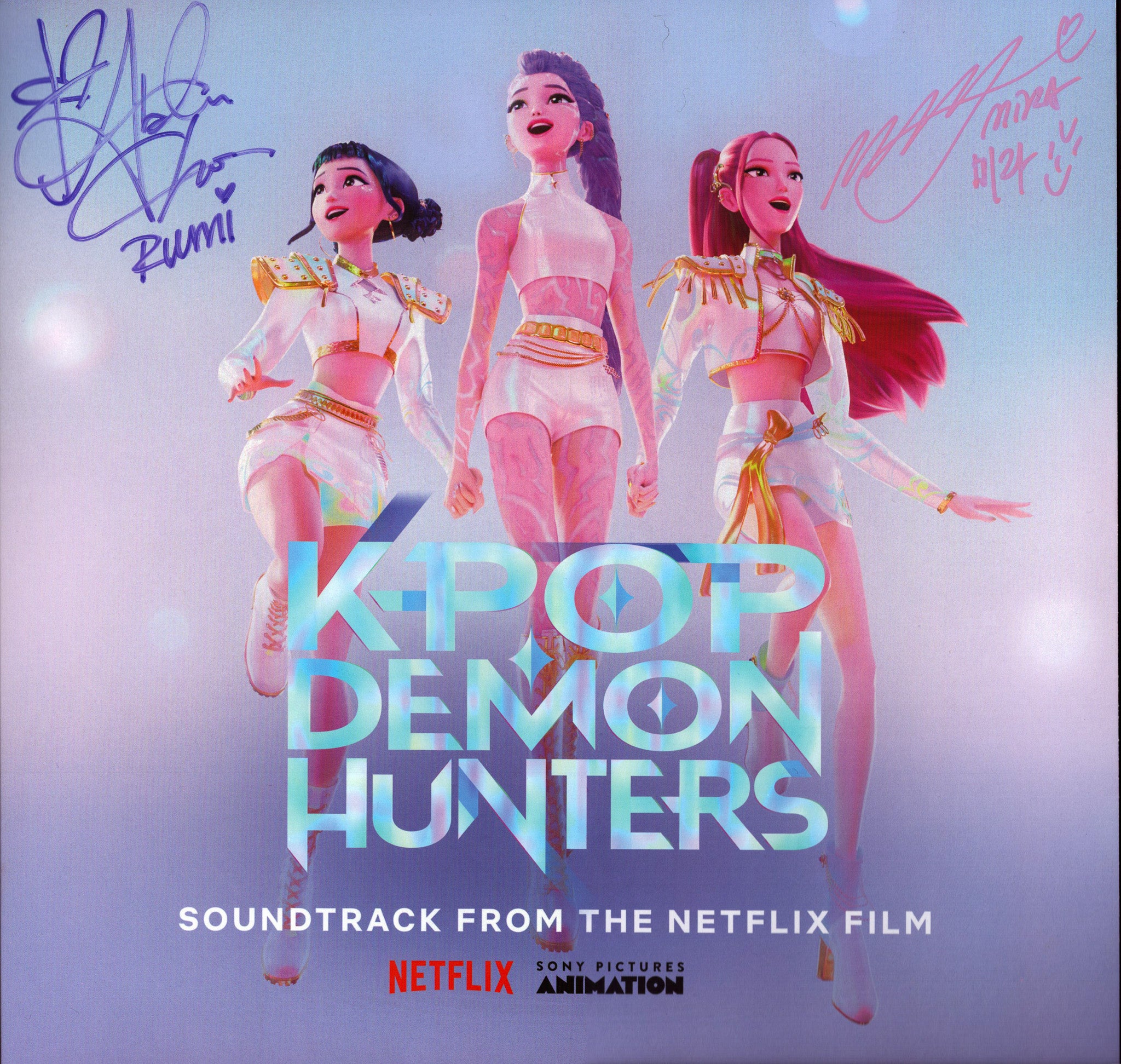 KPop Demon Hunters Signed LP | Arden Cho & May Hong Autograph