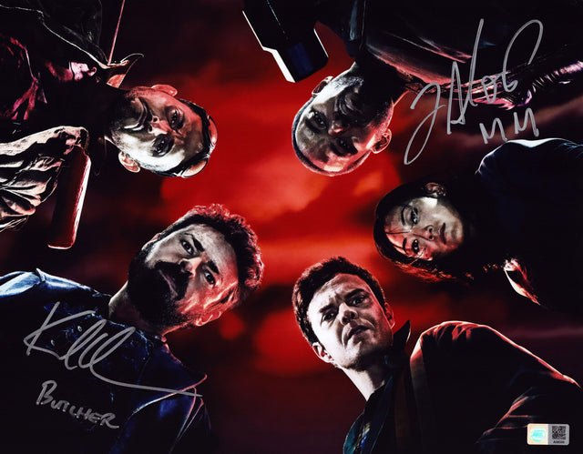 A signed The Boys Cast Signed - Photos - 11x14 — A - 11x14 Photo with Character Name