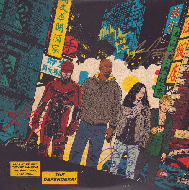 The Defenders Cast Signed - Vinyl - The Defenders Soundtrack