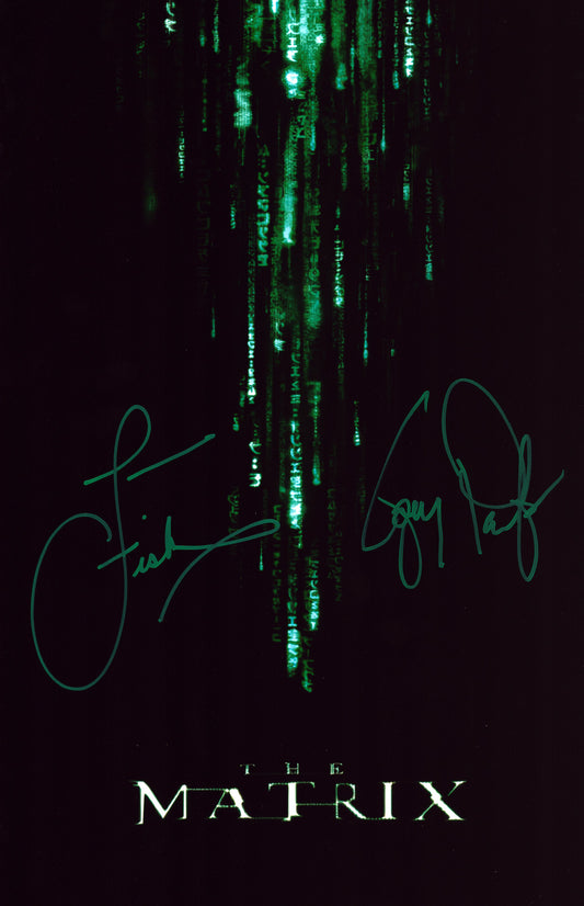 The Matrix Cast Signed Photos - Garage Sale