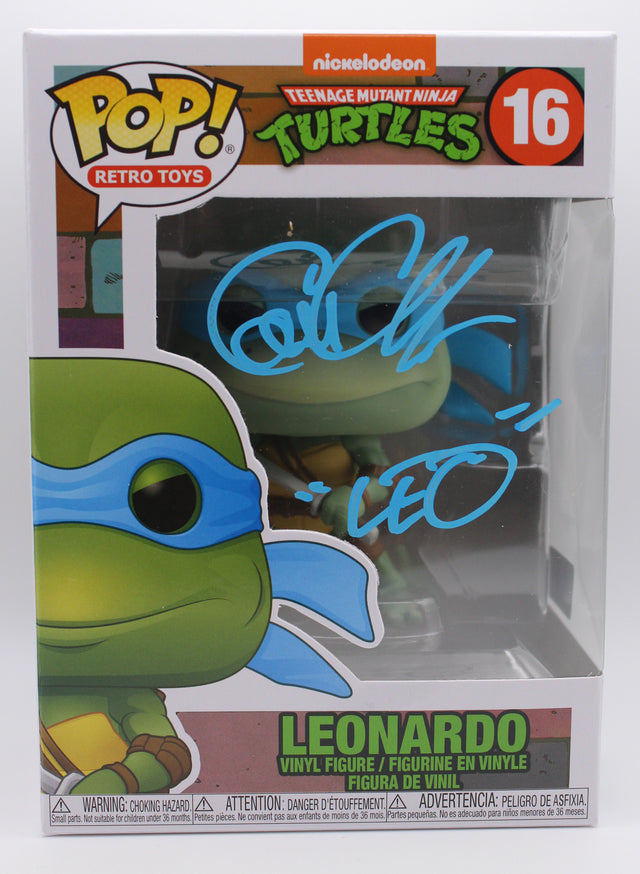 A signed Cam Clarke Signed - Funko Pop! - #16 — A - Funko Pop! #16 with Character Name