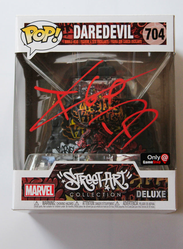 A signed Charlie Cox Signed - Funko Pop! - #704 — F - Funko Pop! #704 with Character Name