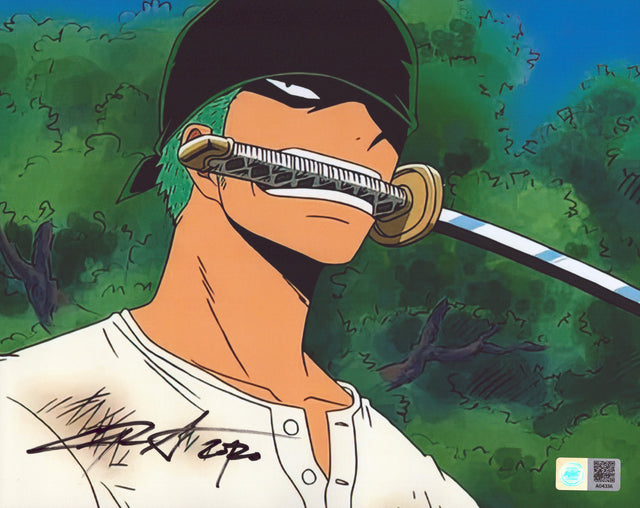 A signed Christopher Sabat Signed - Photos - 8x10 — A - 8x10 Photo with Character Name