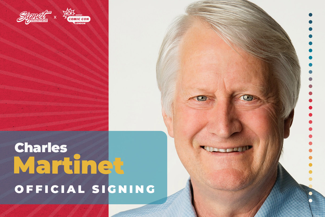 Charles Martinet Autograph Pre-Order - MCM London October