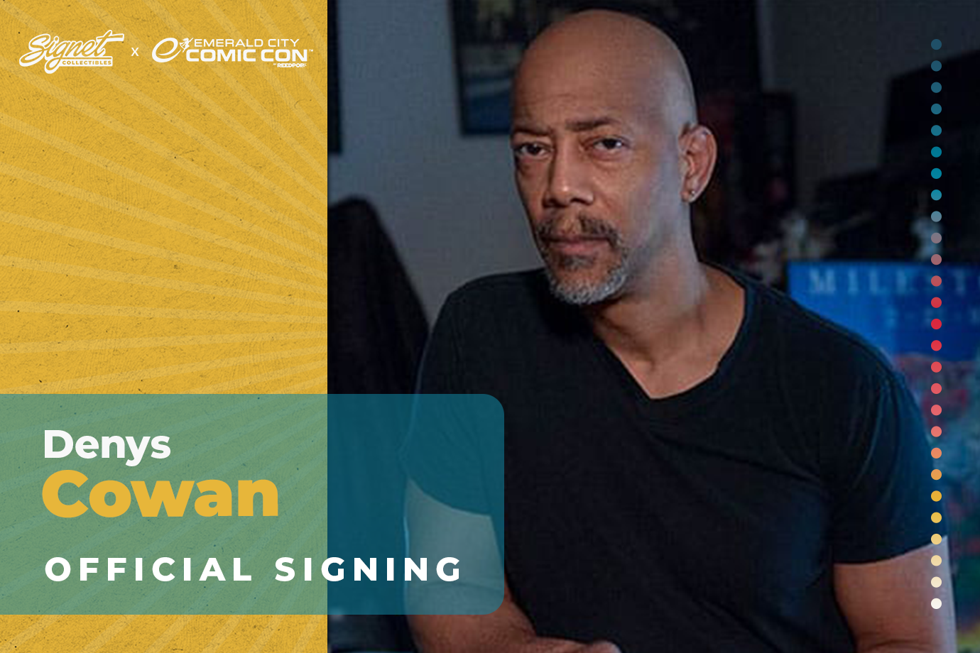 Denys Cowan Autograph Pre-Order - ECCC