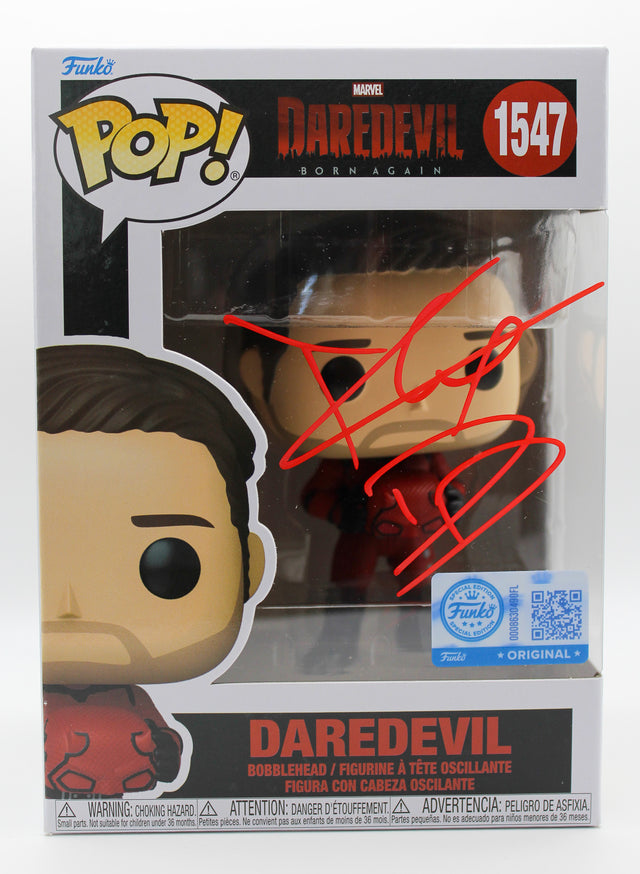 A signed Charlie Cox Signed - Funko Pop! - #1547 — A - Funko Pop! #1547 with Character Name