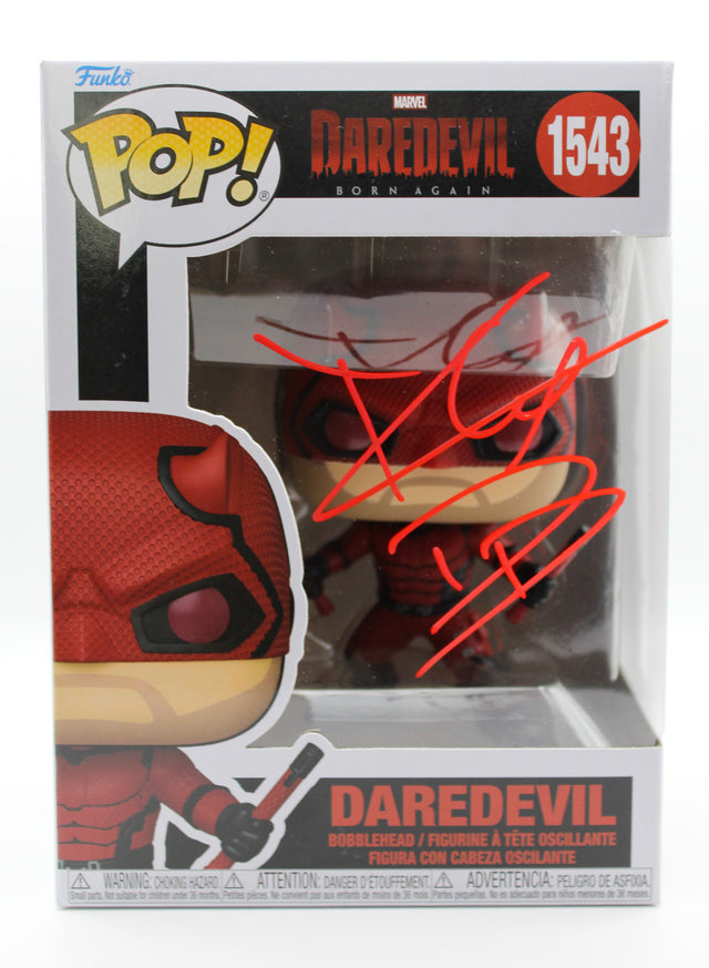 A signed Charlie Cox Signed - Funko Pop! - #1543 — B - Funko Pop! #1543 with Character Name