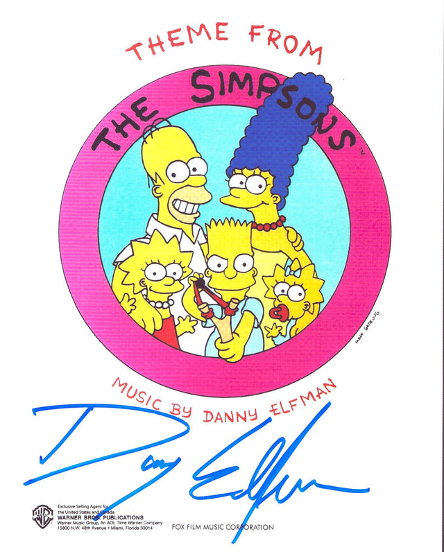 A signed Danny Elfman Signed - Photos - 8x10 — F - 8x10 Photo