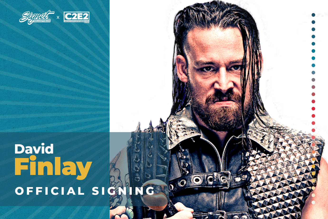David Finlay Autograph Pre-Order | Official Signing | C2E2 – Signet ...