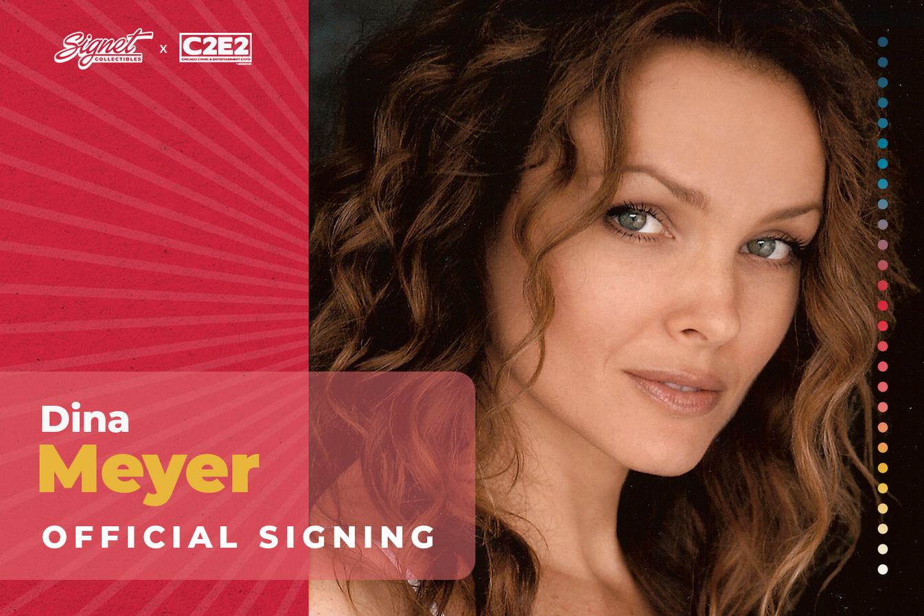 Dina Meyer Autograph Pre-Order - C2E2 – Signet Collectibles