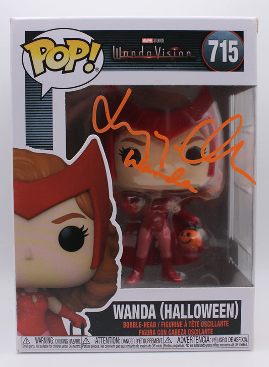 Elizabeth Olsen Signed Funko Pops - Garage Sale