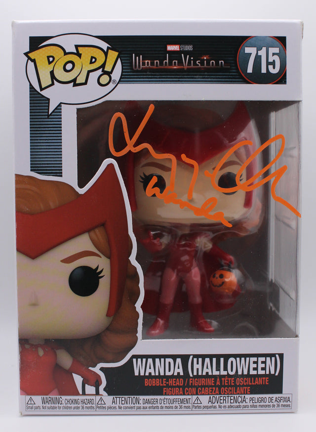 Elizabeth Olsen Signed Funko Pops - Garage Sale
