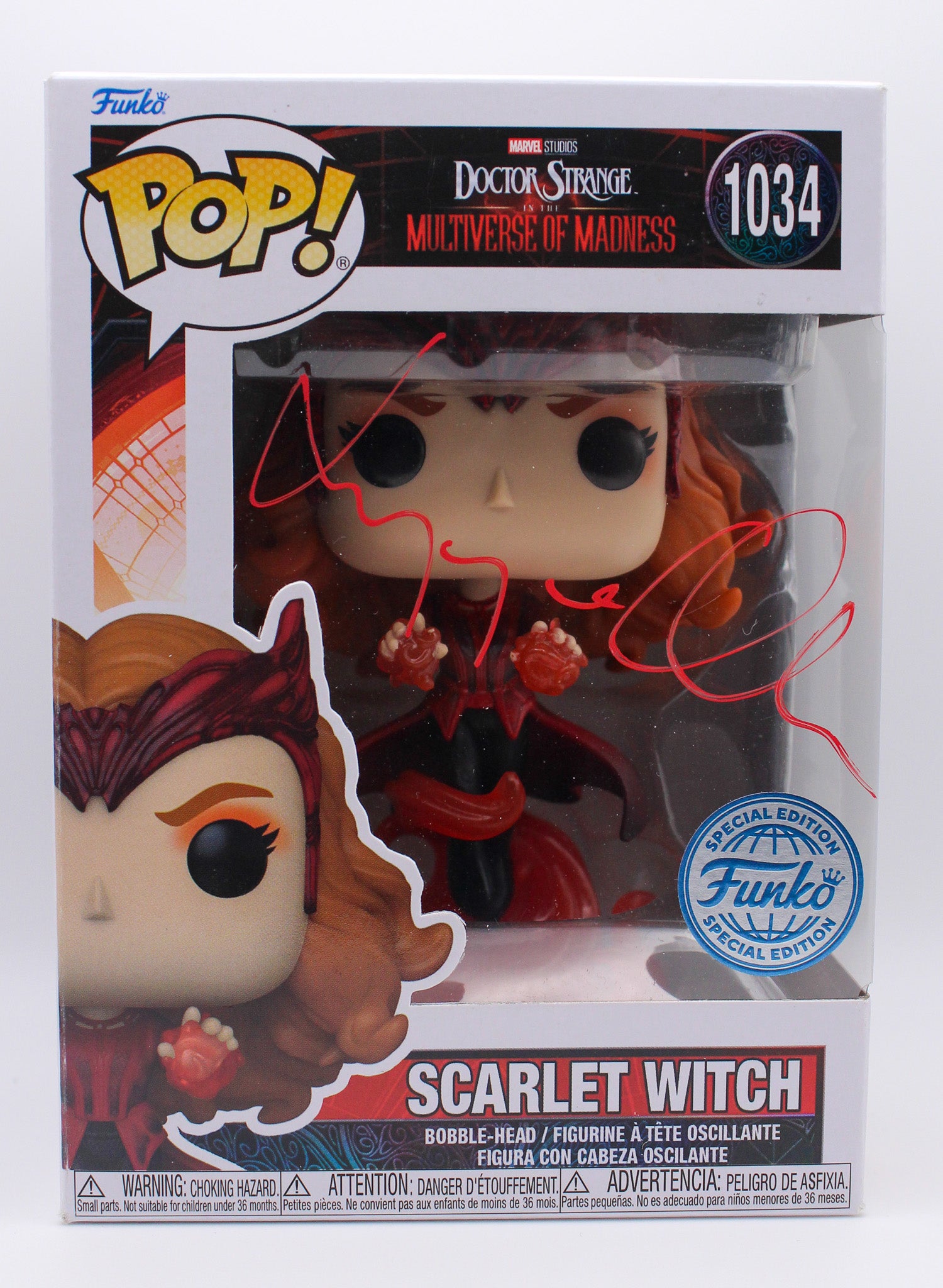 Elizabeth Olsen Signed Funko Pop | Authentic Autographs – Signet