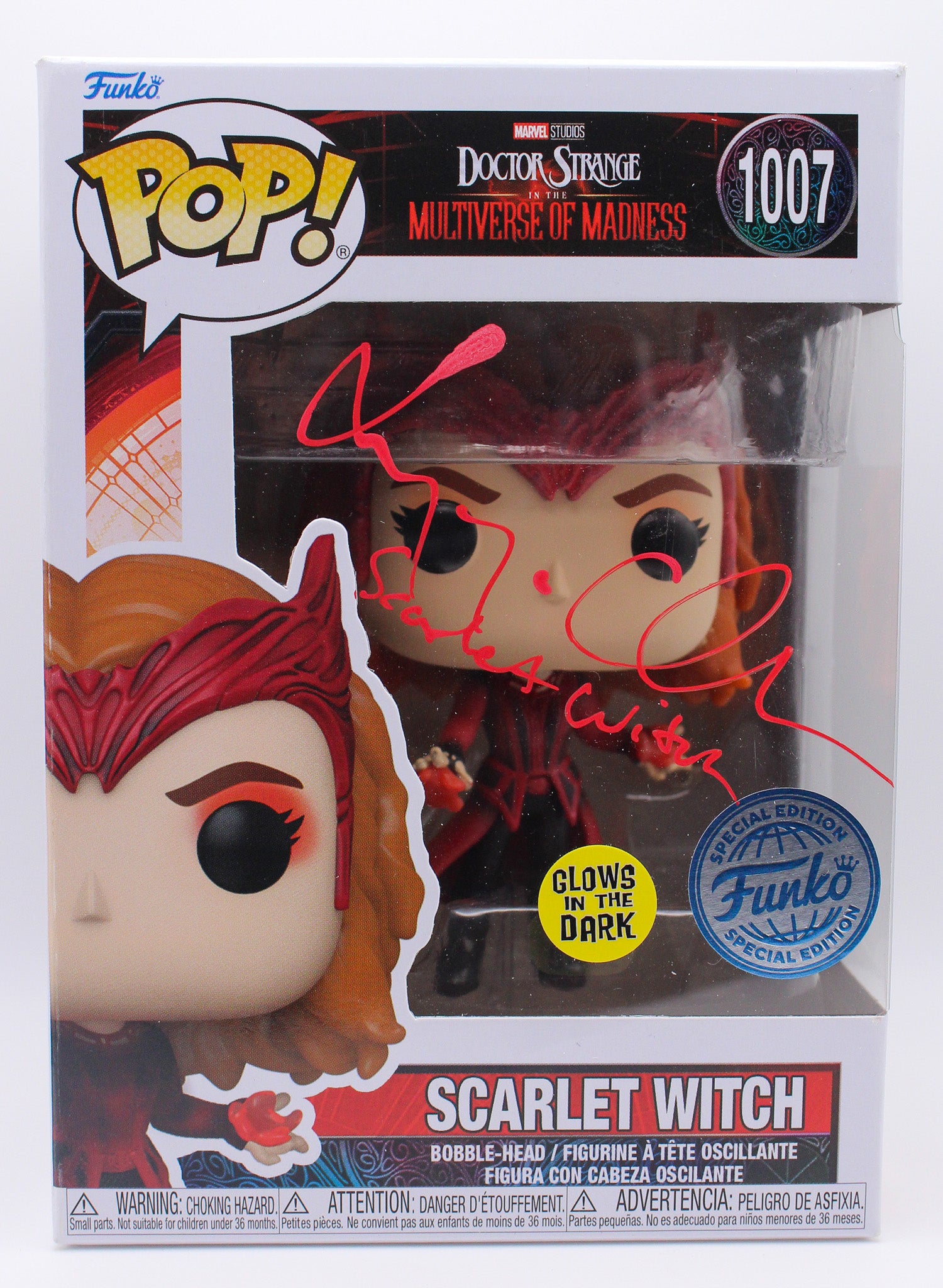 Elizabeth Olsen Signed Funko Pop | Authentic Autographs – Signet