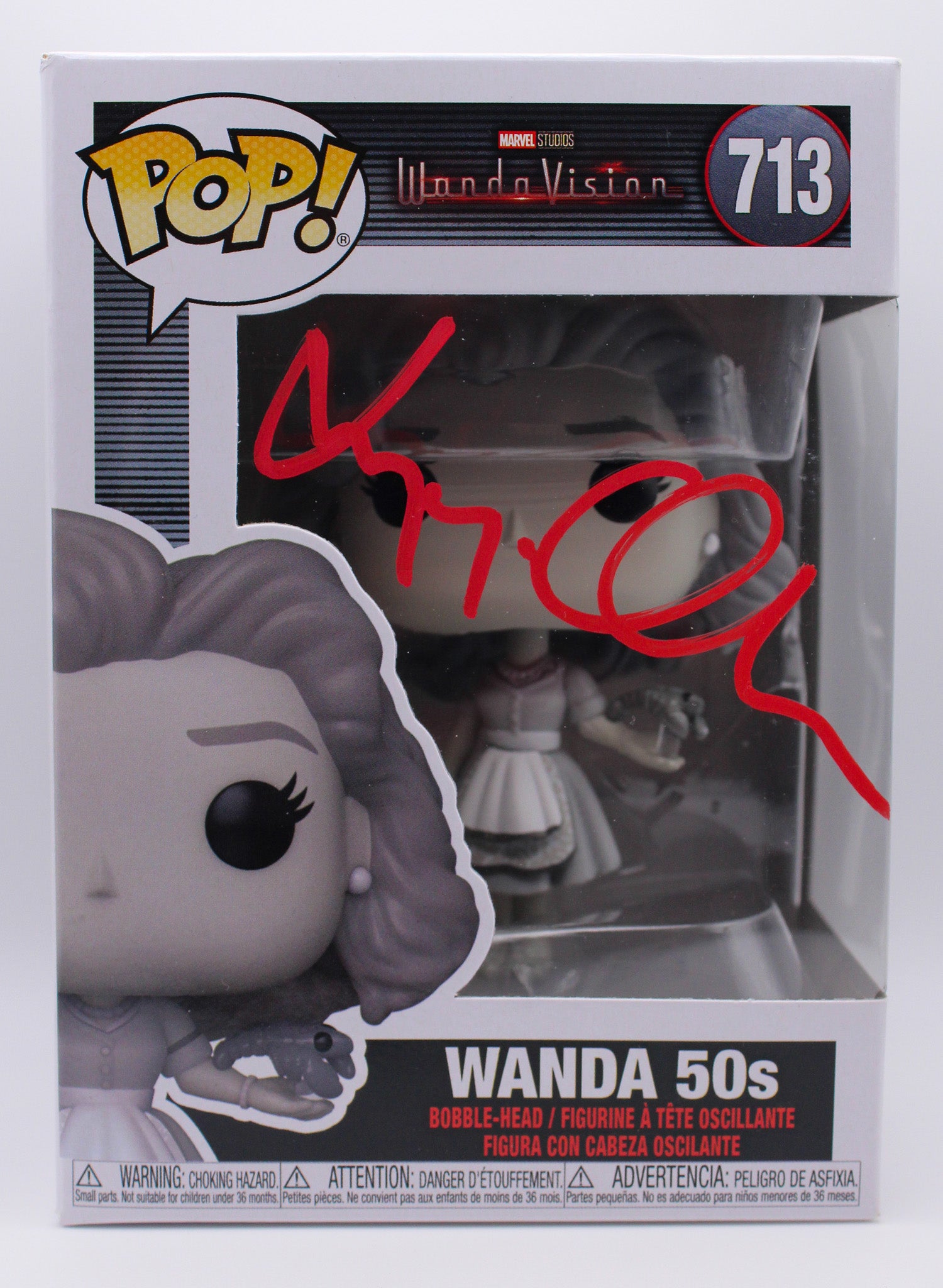 Elizabeth Olsen Signed Funko Pop | Authentic Autographs – Signet